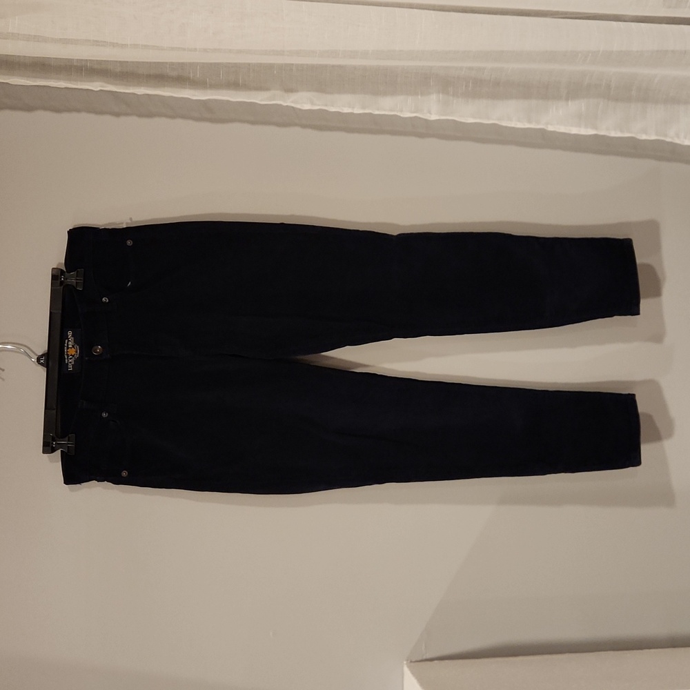 Lucky Brand Blue Sofia Skinny Corduroys Size 30/10 - Picture 2 of 4